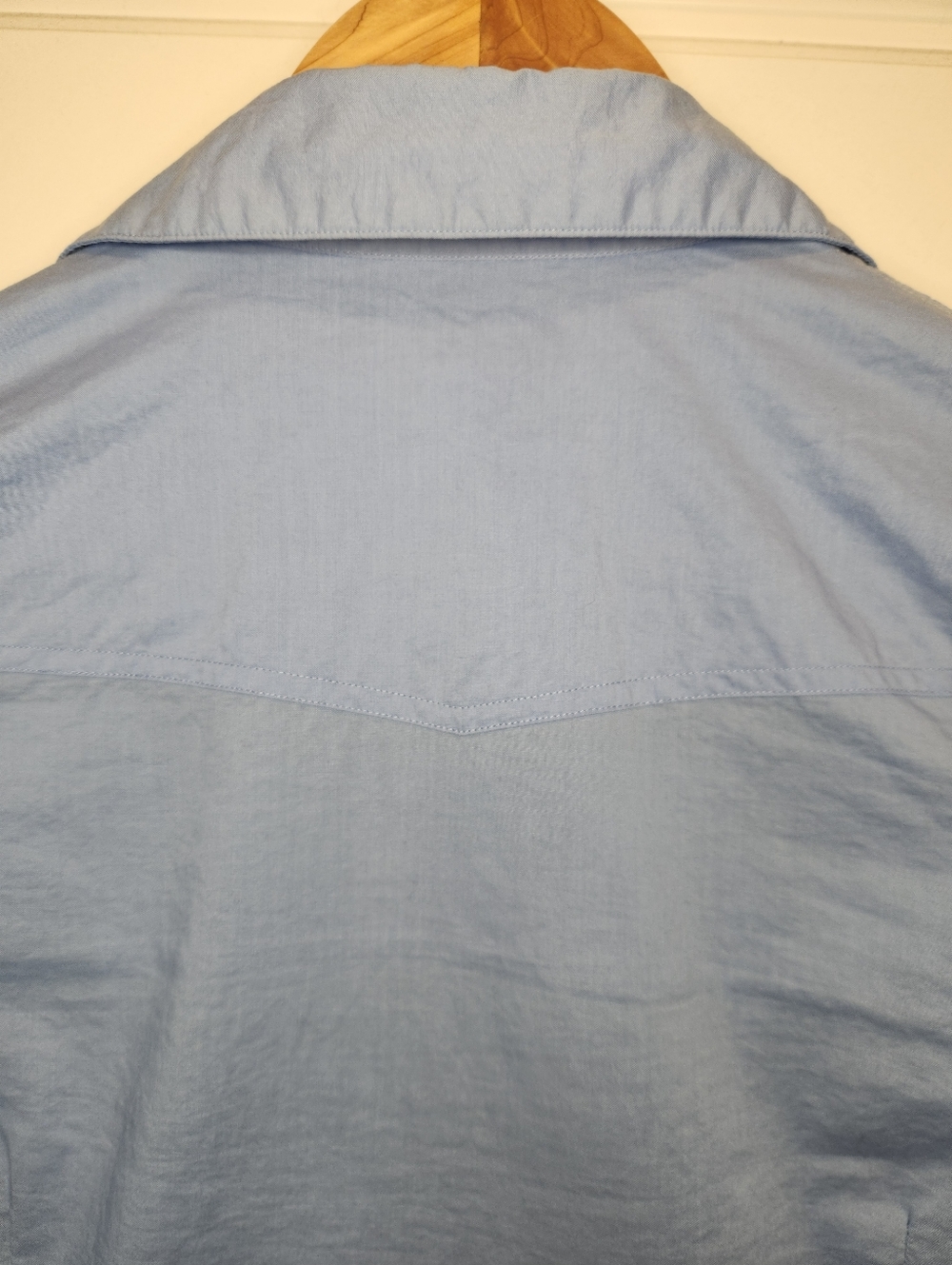 XS Club Monaco 100% Cotton Women's Light Blue Long Sleeve Button-Up Shirt - Picture 6 of 7